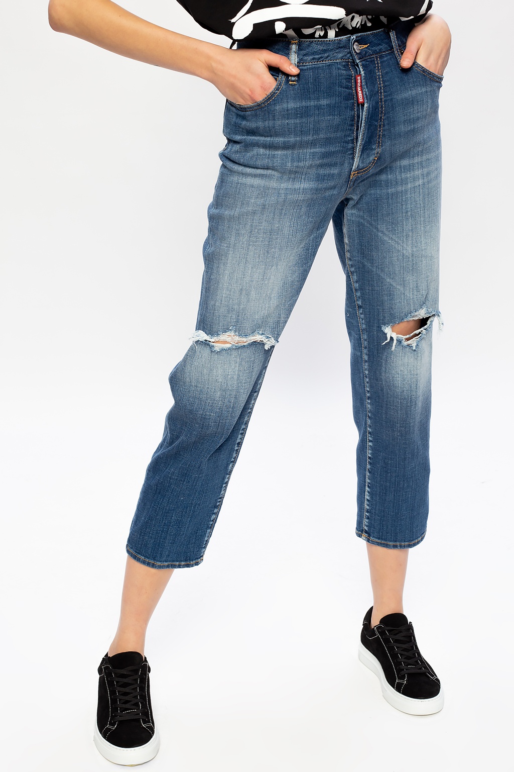 SchaferandweinerShops Niger - 'Boston Jean' raw edge jeans